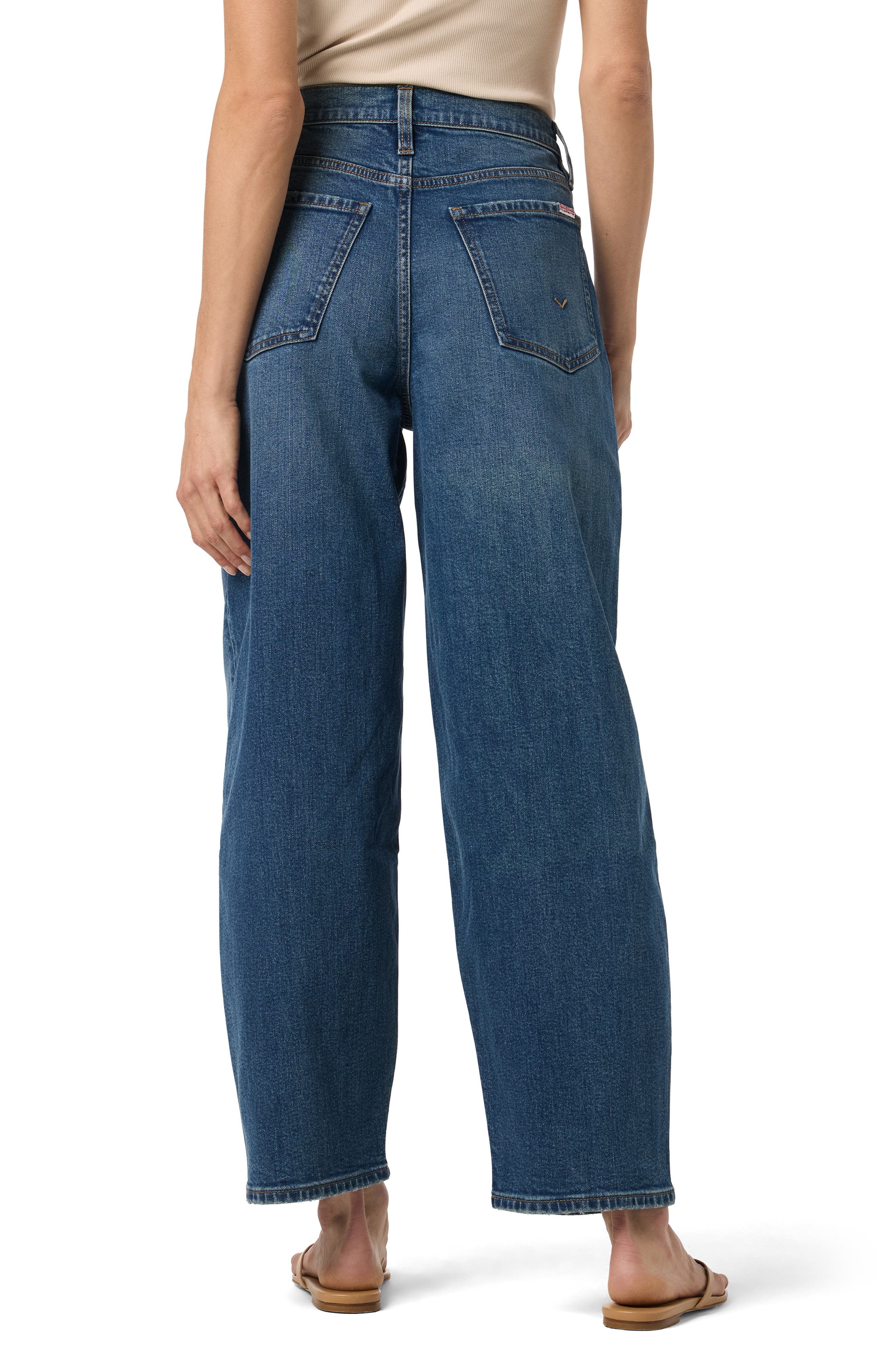 Hudson Jeans High Waist Ankle Barrel Leg Jeans