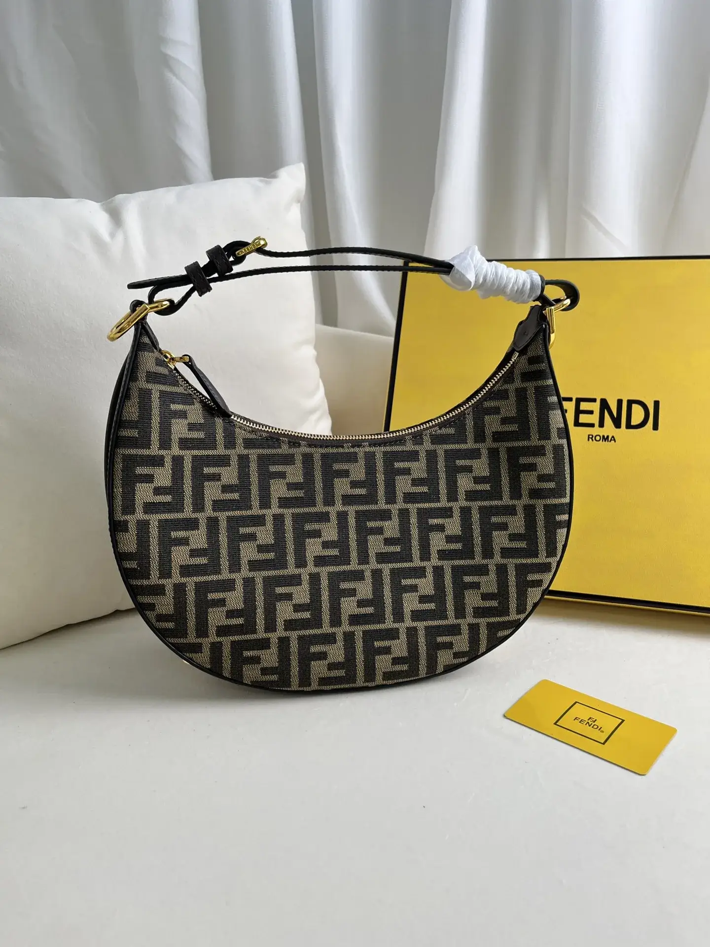 Fendi Monogram Canvas Hobo Bag product photo from LabelPicks