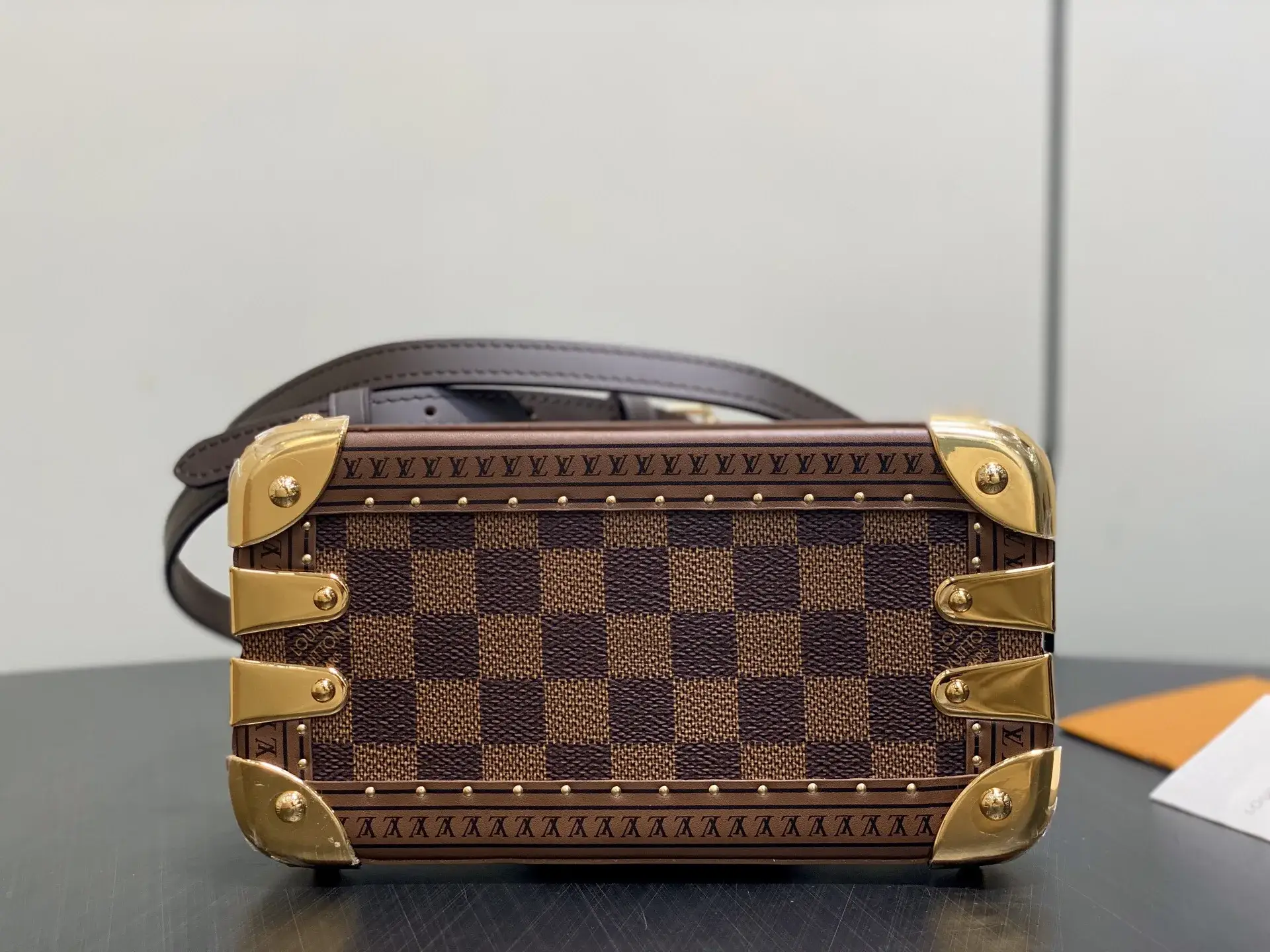 Louis Vuitton Alma Brown Calfskin Top Handle Bag product photo from LabelPicks