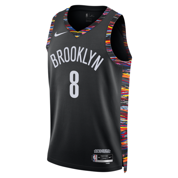 Egor Dëmin Brooklyn Nets Nike Unisex 2025/26 Swingman Jersey - City Edition - Black