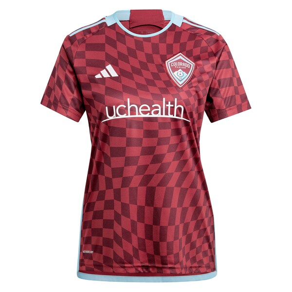 Colorado Rapids adidas Women's 2024 One Flag Kit Replica Custom Jersey  - Burgundy