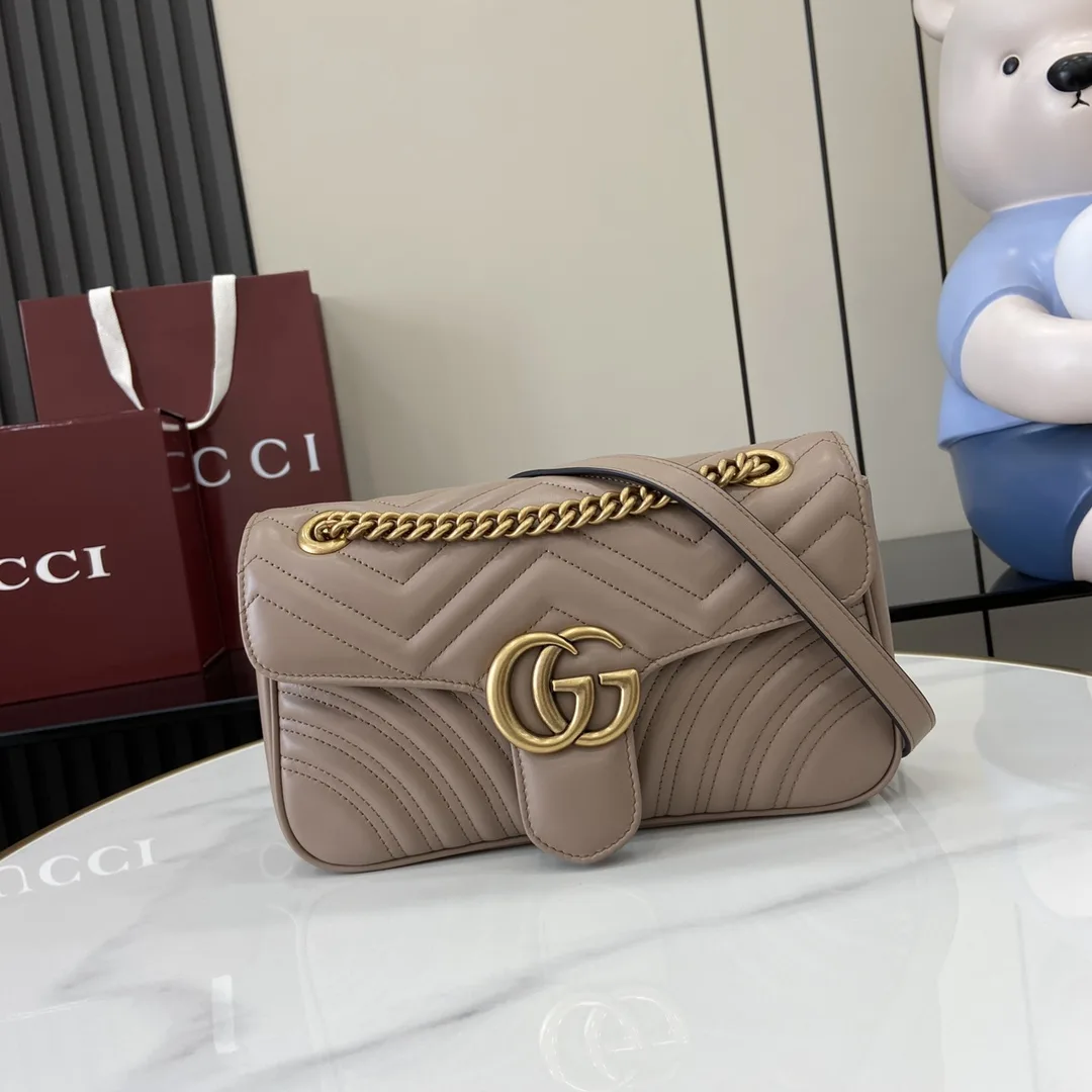 Gucci GG Supreme Canvas Marmont Shoulder Bag product photo from LabelPicks