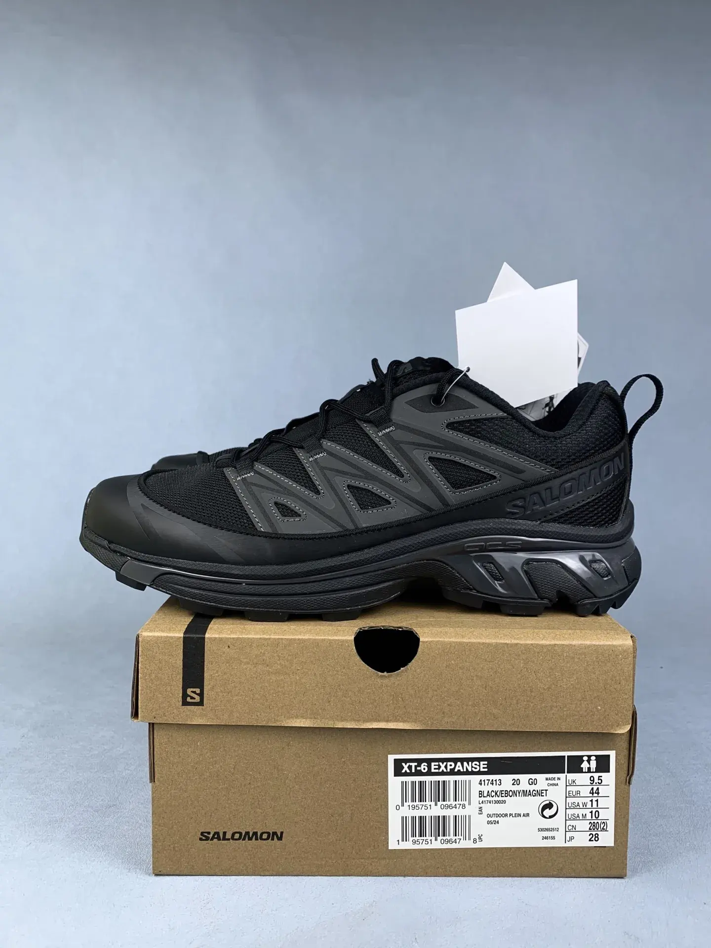 Salomon XT-6 Expanse “Black Ebony” Shoes product photo from LabelPicks