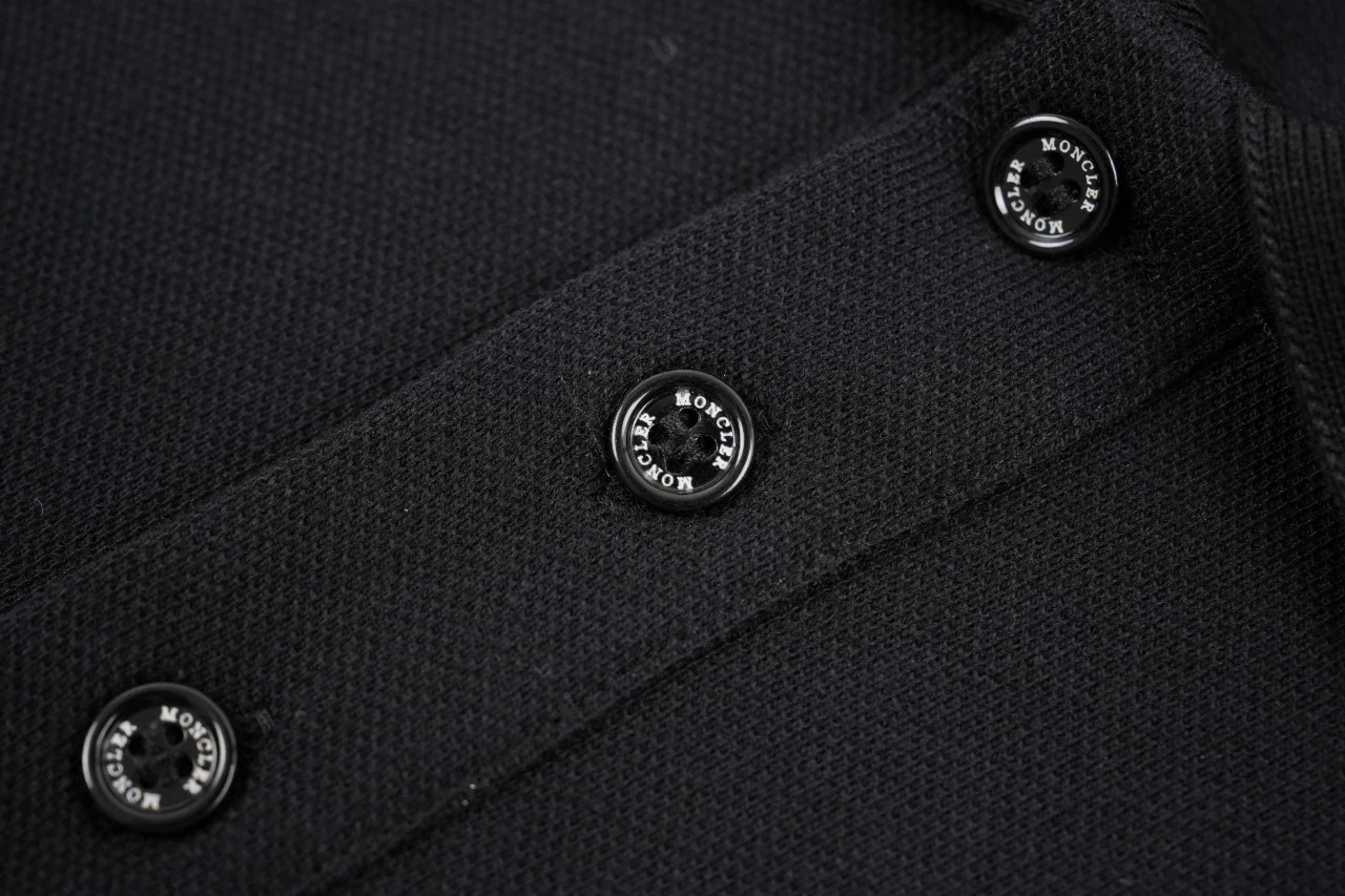 Moncler Black Mini Badge Polo Shirt product photo from LabelPicks