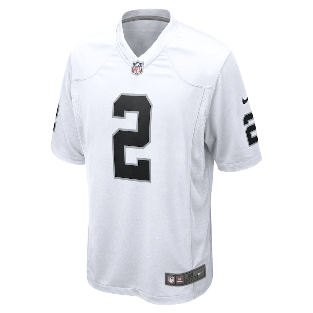 Ashton Jeanty Las Vegas Raiders Nike 2025 NFL Draft First Round Pick Game Jersey - White