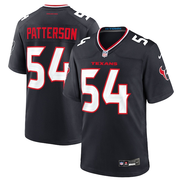 Jarrett Patterson Houston Texans Nike Team Game Jersey -  Navy
