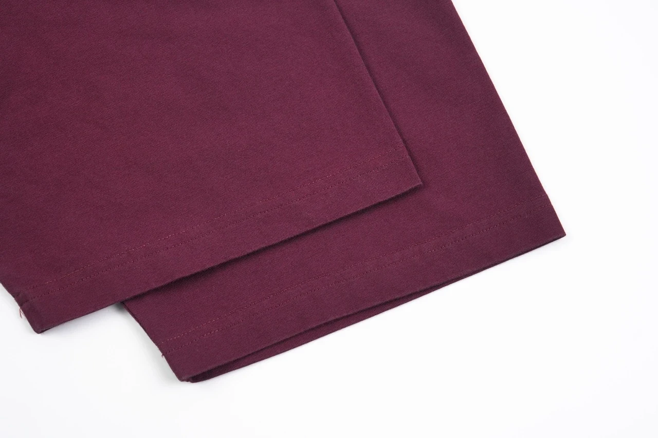 LOEWE Burgundy Pocket T-Shirt with Tonal Anagram product photo from LabelPicks