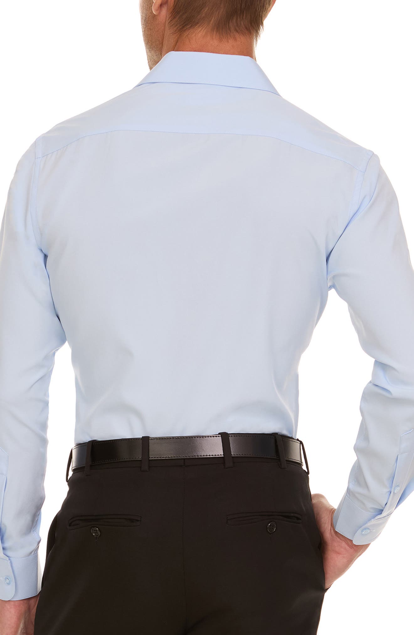 Nautica Slim Fit Serentity Solid Dress Shirt