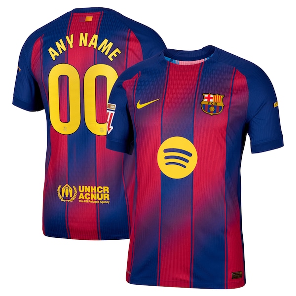 Barcelona Nike 2025/26 Home Authentic Custom Jersey - Navy