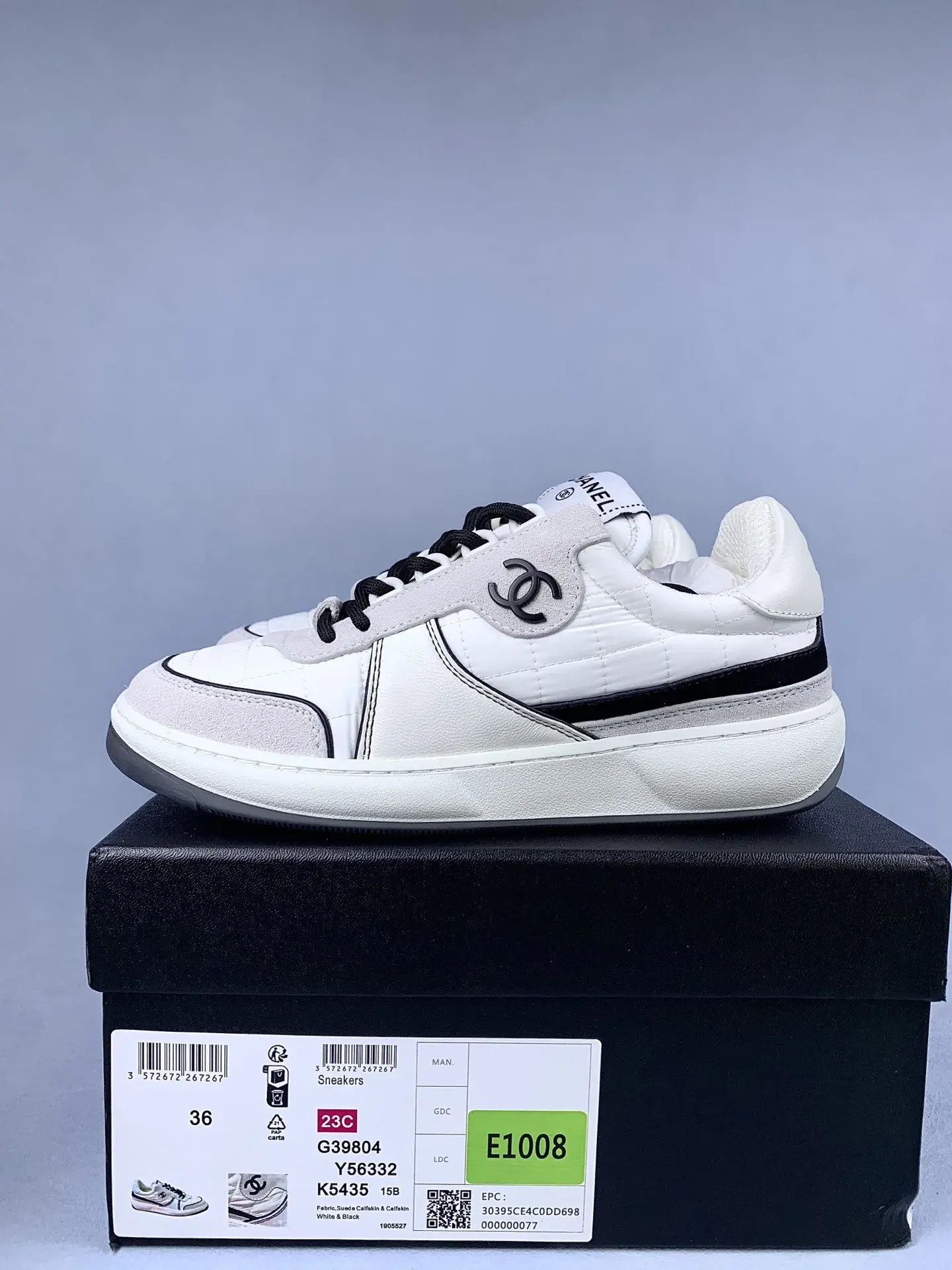 CHANEL Sneakers Fabric, Suede Calfskin & Calfskin product photo from LabelPicks
