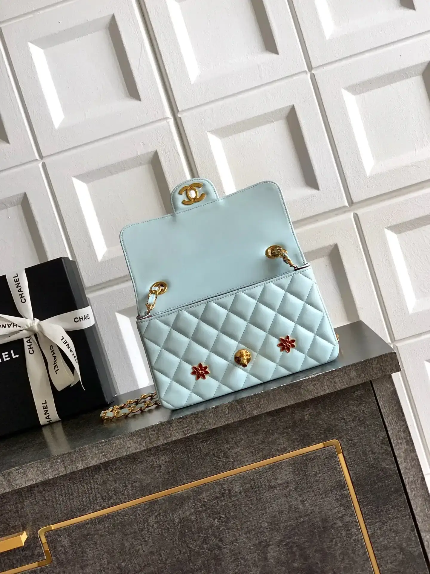 Chanel Pink Classic Flap Quilted Leather Shoulder Bag product photo from LabelPicks