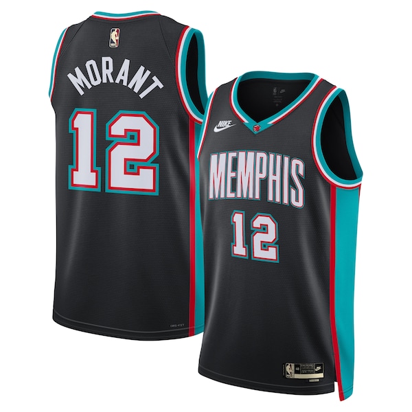 Ja Morant Memphis Grizzlies Nike Unisex  Swingman Jersey - Classic Edition - Black