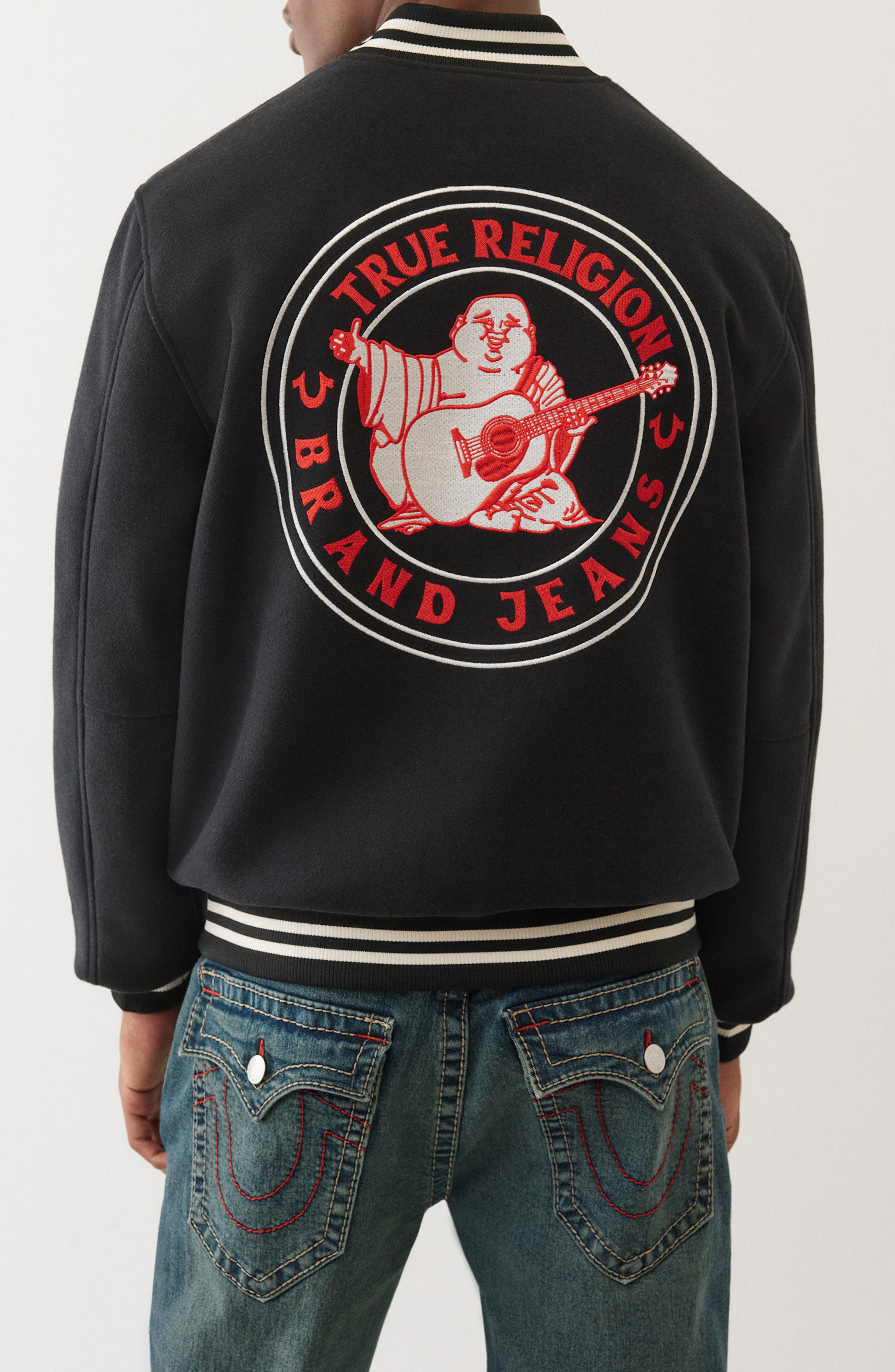True Religion Western Varsity Jacket