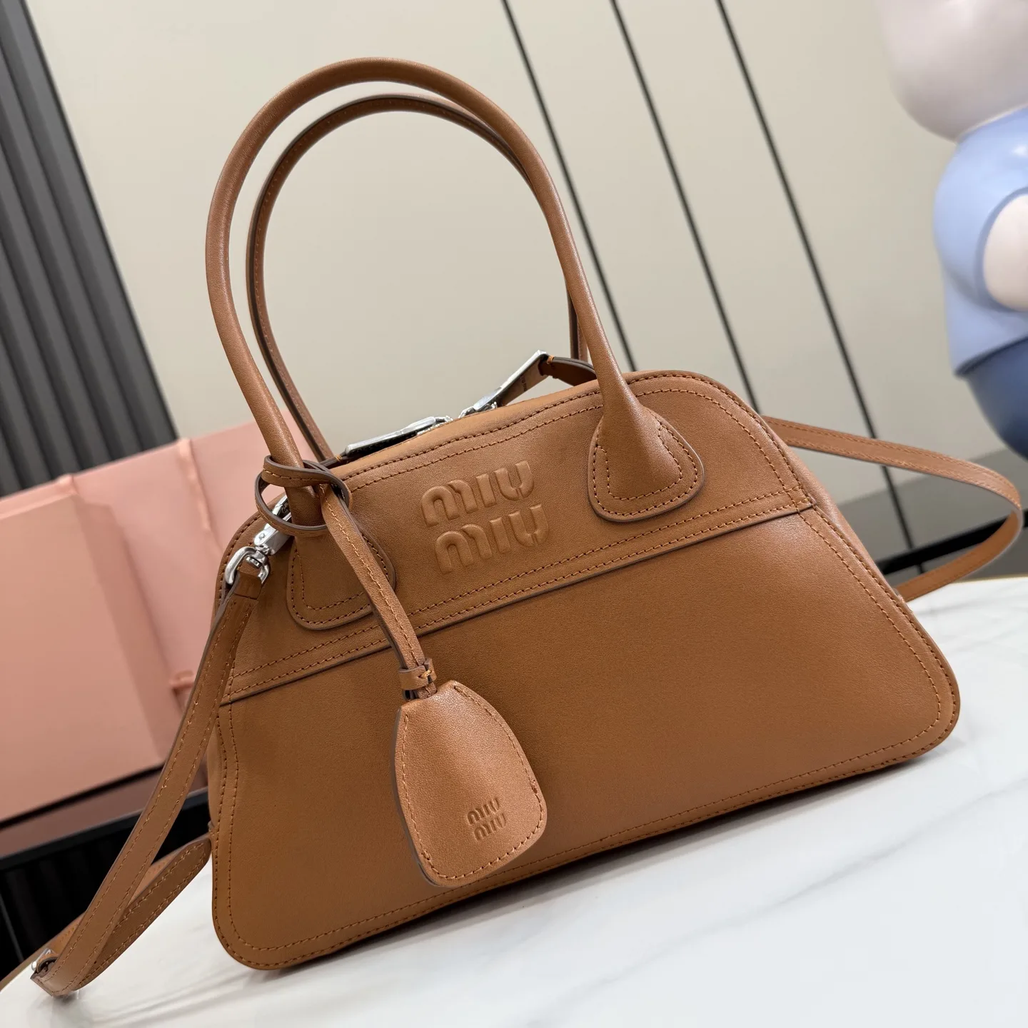 Miu Miu Lambskin Vivant Top Handle Bag product photo from LabelPicks