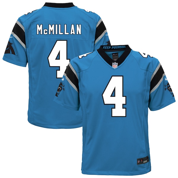 Tetairoa McMillan Carolina Panthers Nike Youth Alternate Game Jersey - Blue