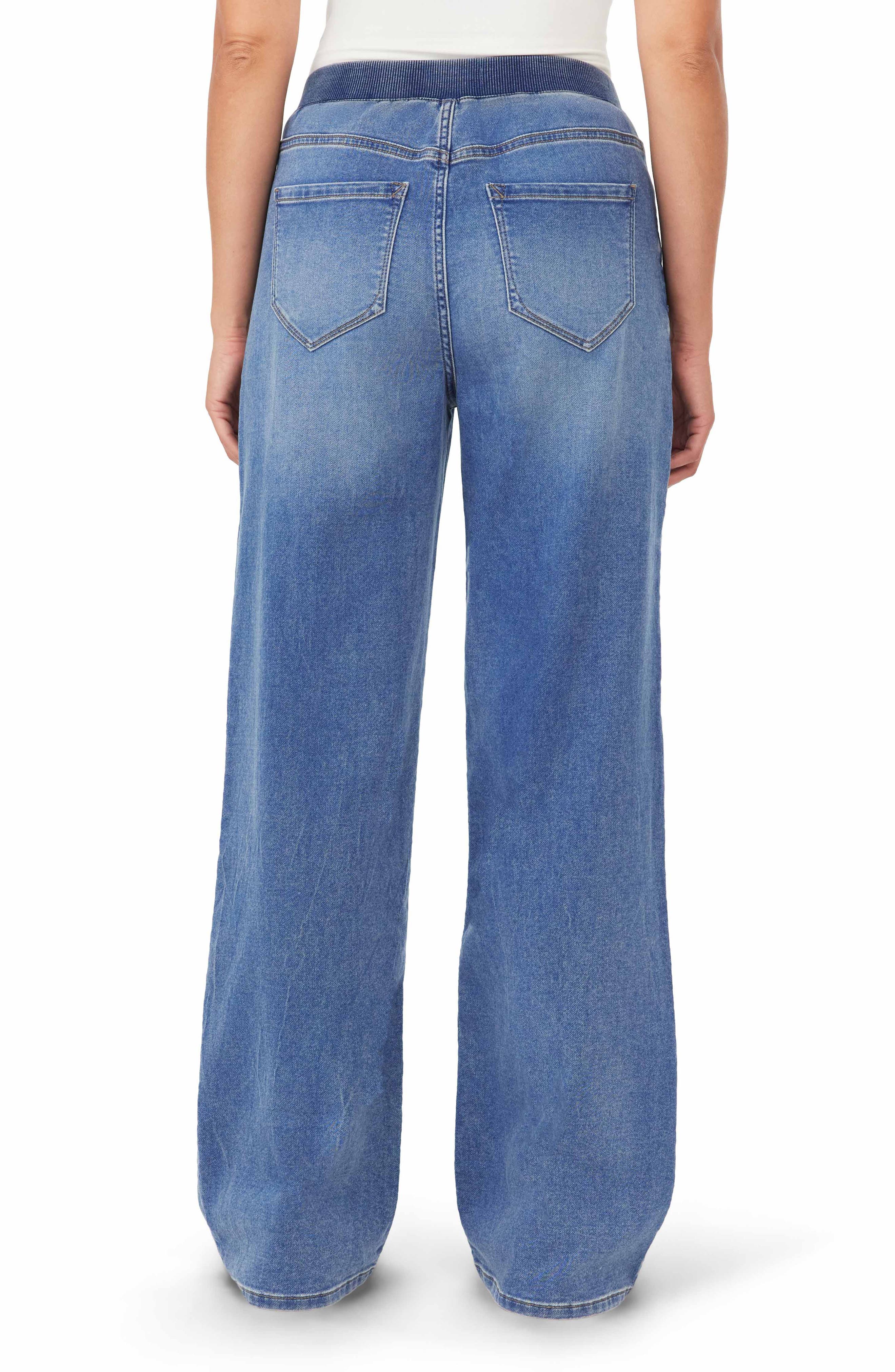 Kensie Carla High Rise Knit Wide Leg Pants