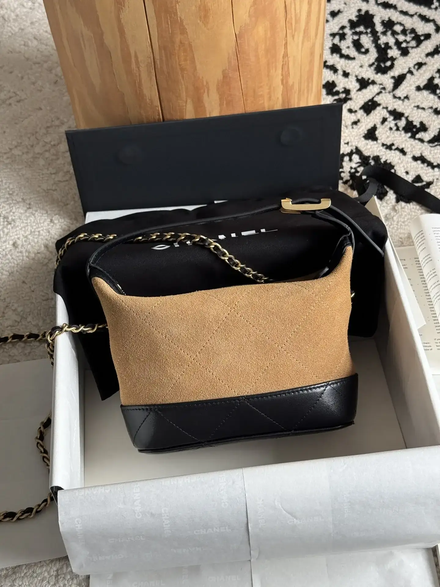 Chanel Suede Leather Top Handle Bag product photo from LabelPicks