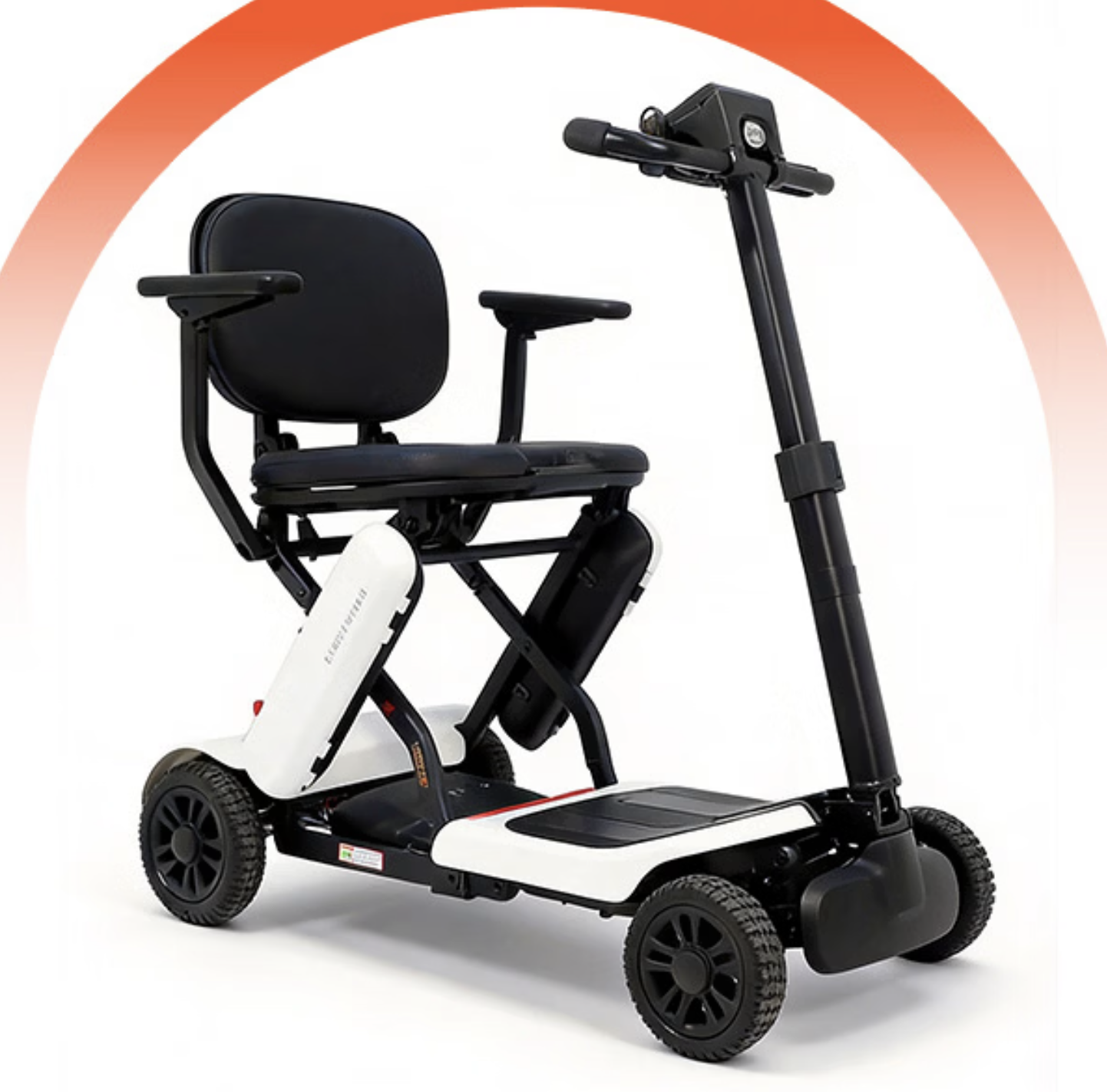 Convenient Electric Wheelchair with Steering Wheel KZ601 Aultra Black Elderly - GreshamTech