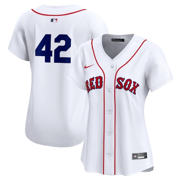Boston Red Sox Nike Women's 2024 Jackie Robinson Day Home Limited Jersey – White