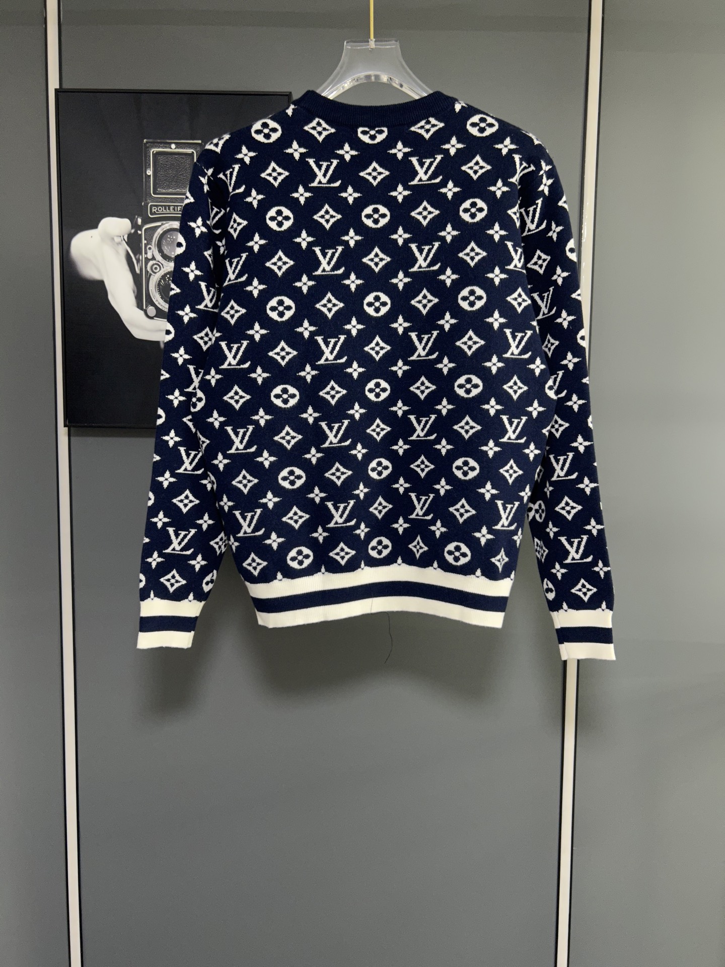 0902 Full print knit jacket