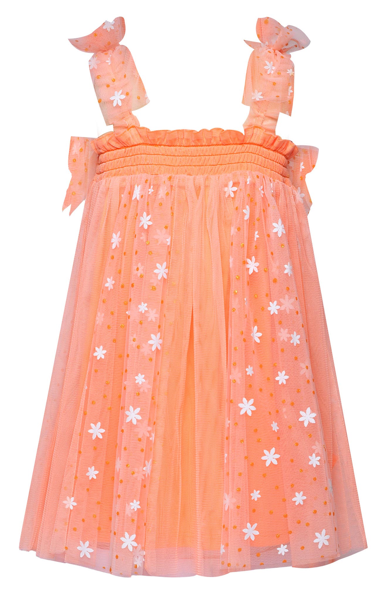 Truly Me Kids' Floral Tulle Party Dress