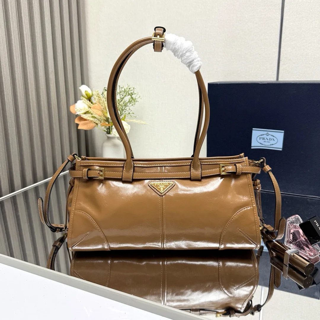 Prada Polished Top Handle Bag product photo from LabelPicks