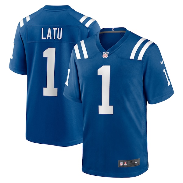 Laiatu Latu Indianapolis Colts Nike 2024 NFL Draft First Round Pick Player Game Jersey - Royal