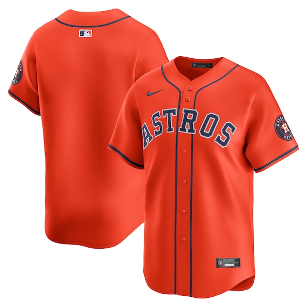 Houston Astros Nike Alternate Limited Jersey - Orange