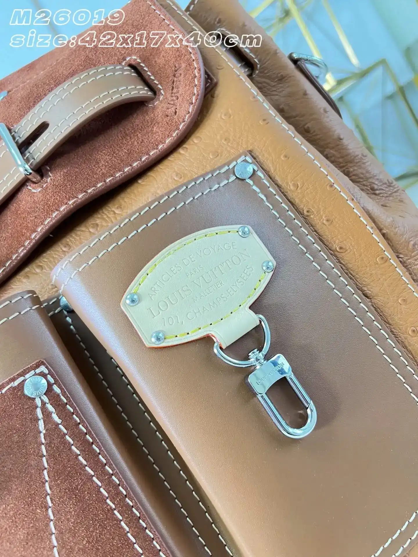 Louis Vuitton Suede Leather Tote Bag product photo from LabelPicks
