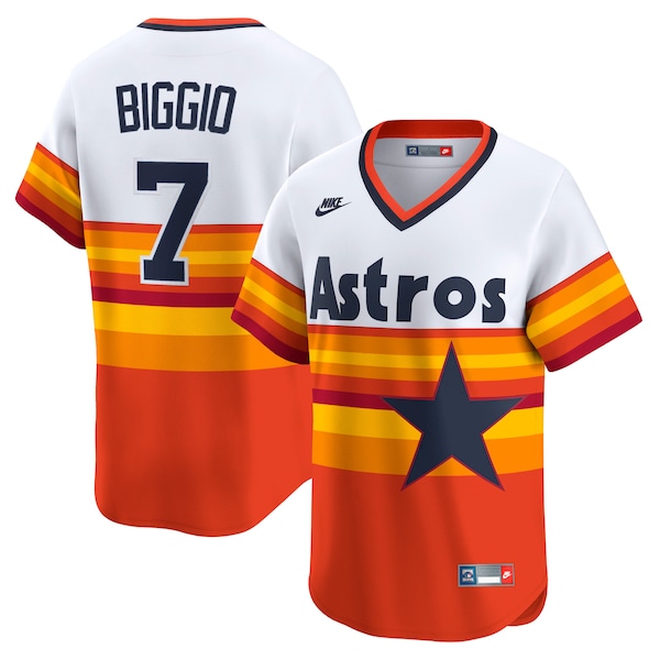 Craig Biggio Houston Astros Nike Throwback Cooperstown Collection Limited Player Jersey - White