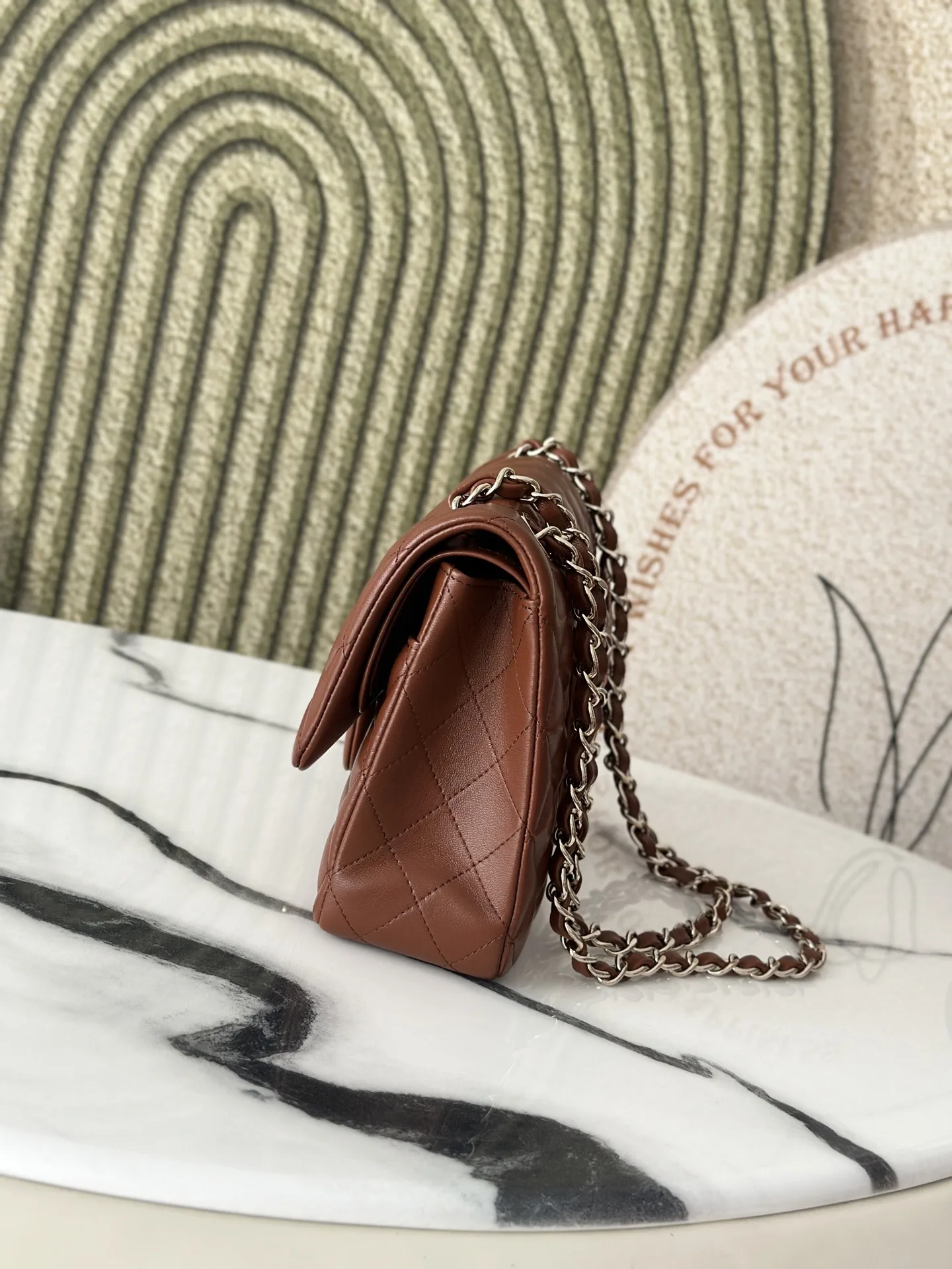 Chanel Classic Flap Brown Quilted Leather Shoulder Bag product photo from LabelPicks