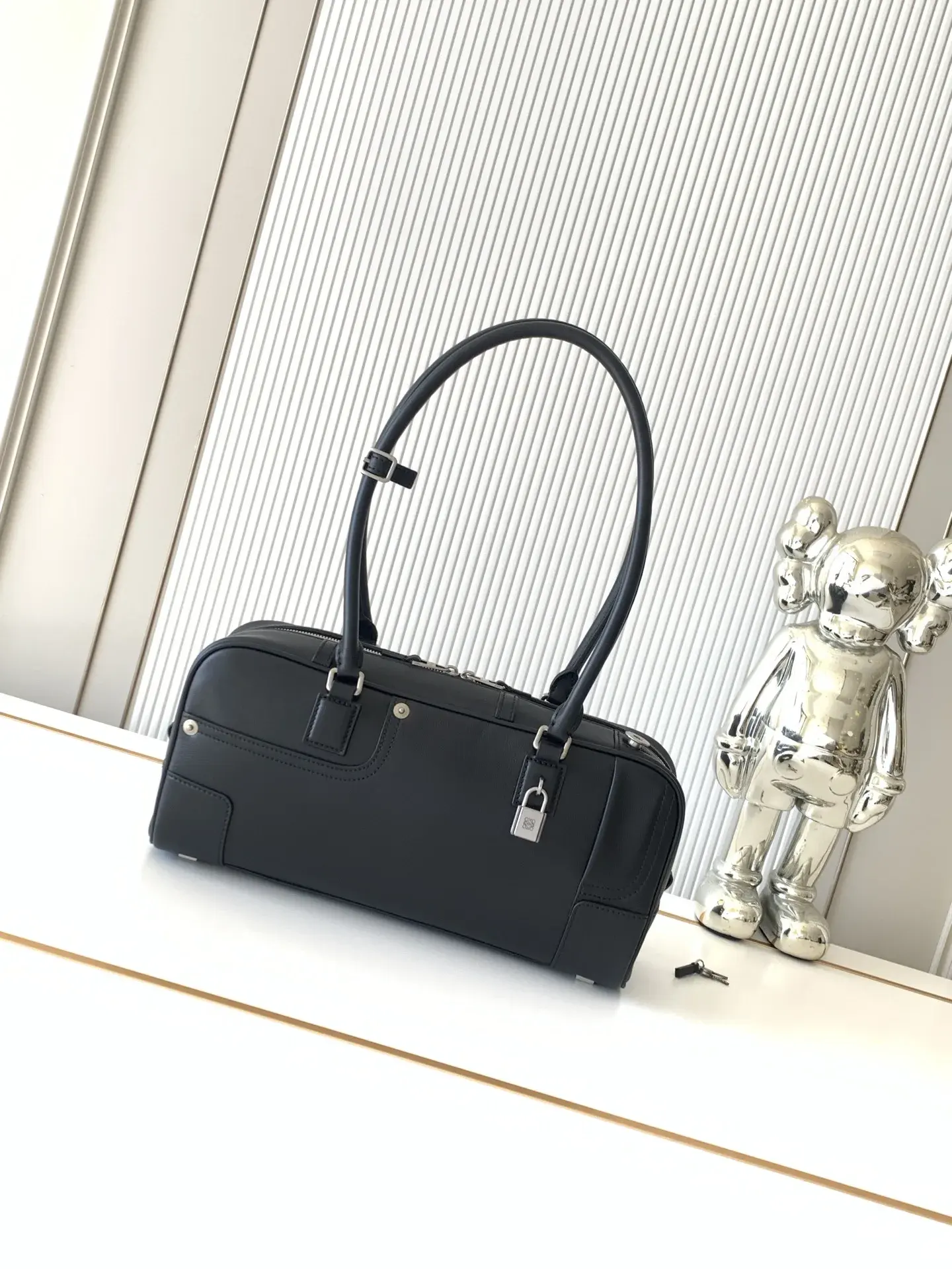 Loewe Black Amazona Calfskin Top Handle Bag product photo from LabelPicks