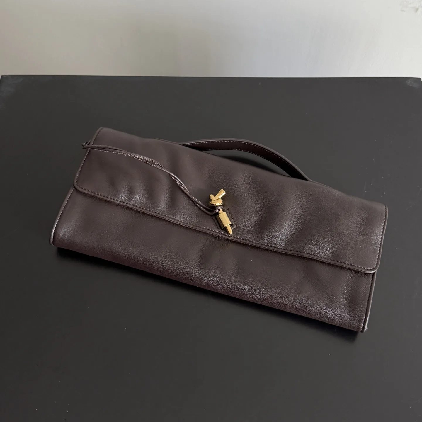 Bottega Veneta Andiamo Intrecciato Woven Leather Shoulder Bag product photo from LabelPicks