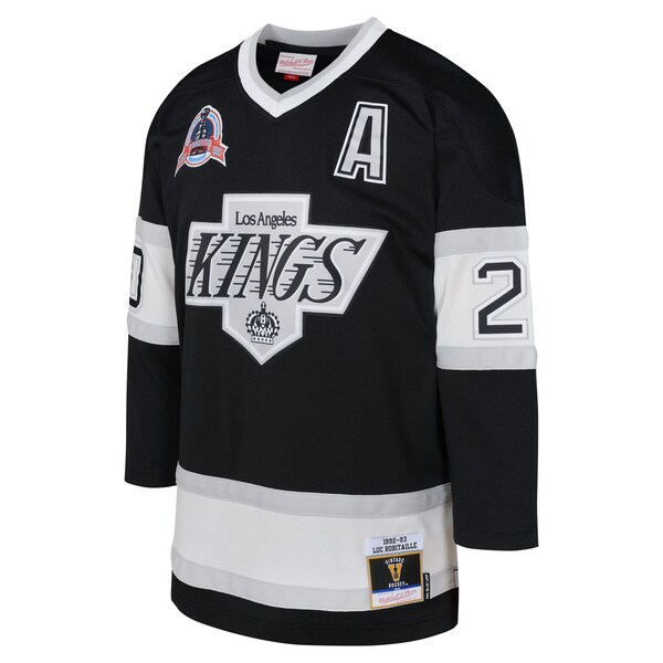 Luc Robitaille Los Angeles Kings Youth 1992 Blue Line Player Jersey - Black