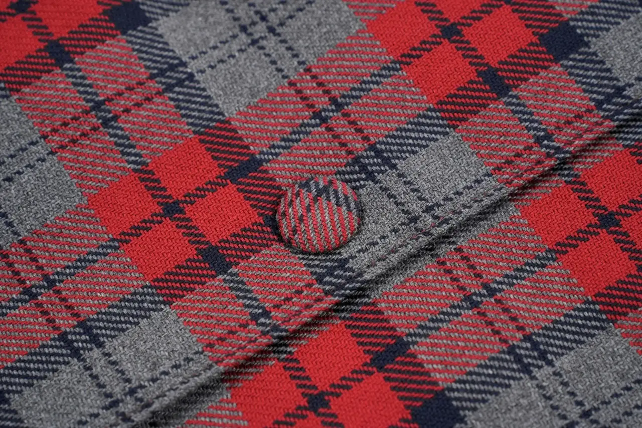 Miu Miu Red Green Check Logo Padded Jacket product photo from LabelPicks