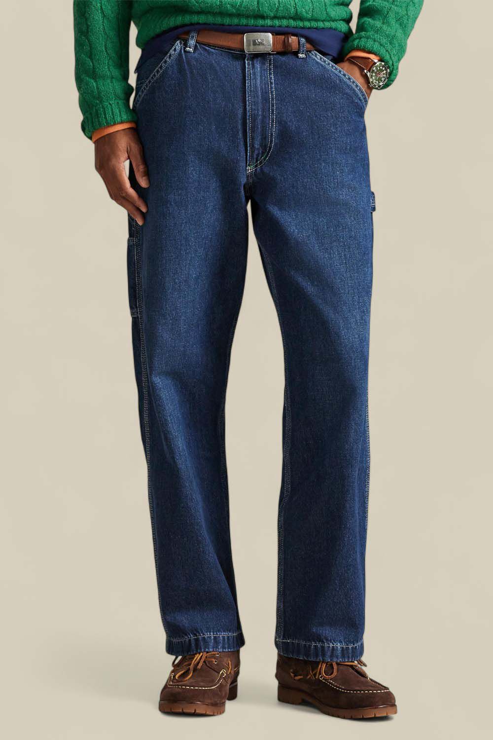 POLO RALPH LAUREN מכנסי ג'ינס בגזרה ישרה