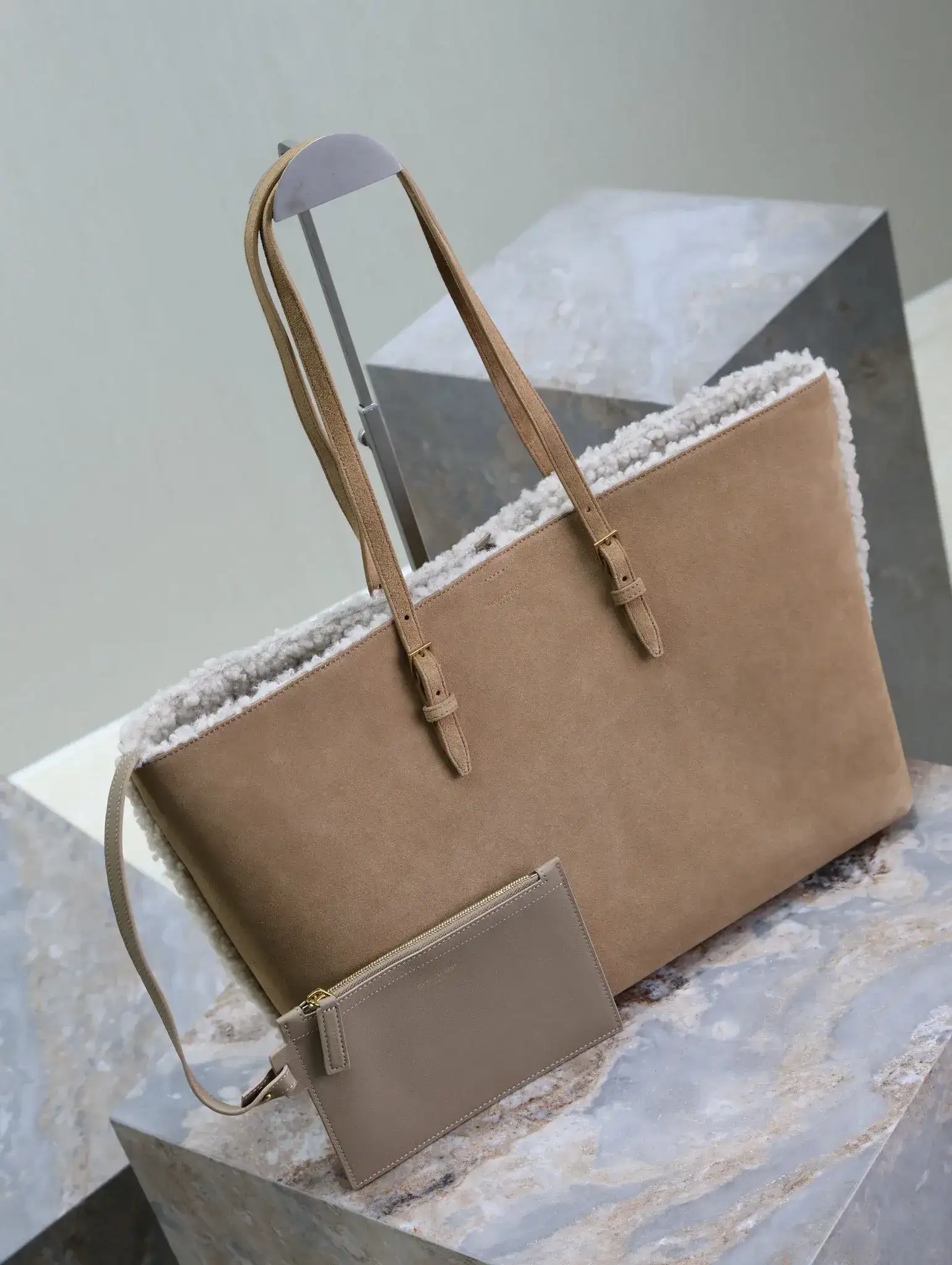 Saint Laurent Beige Tote Bag product photo from LabelPicks