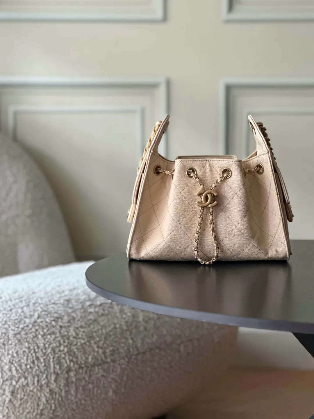 Chanel Beige Bucket Bag product photo from LabelPicks