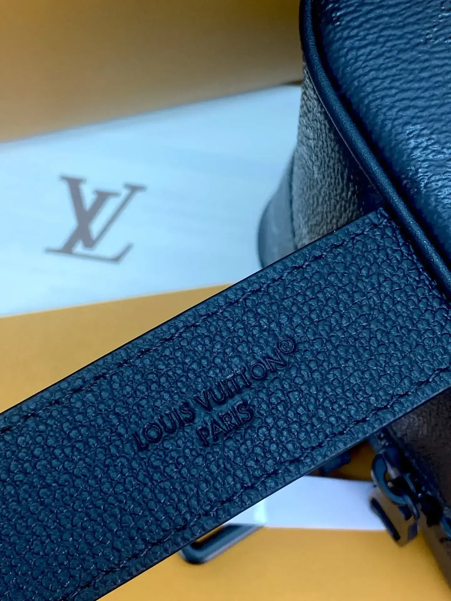 Louis Vuitton Black Pochette Canvas and Leather Clutch product photo from LabelPicks