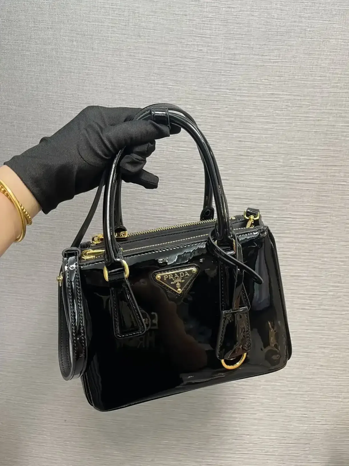 Prada Grained Leather Galleria Top Handle Bag product photo from LabelPicks