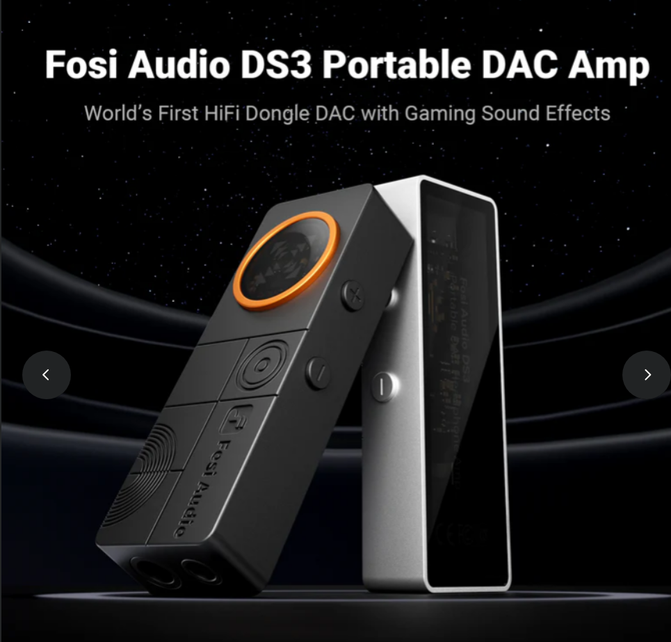 Fosi Audio DS3 Portable DAC Headphone DAC/AMP High Fidelity Brand New - GreshamTech