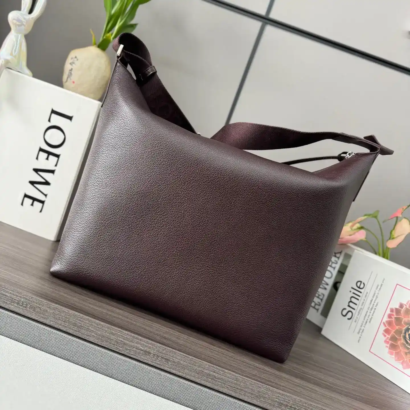 Loewe Grained Leather Shoulder Bag product photo from LabelPicks