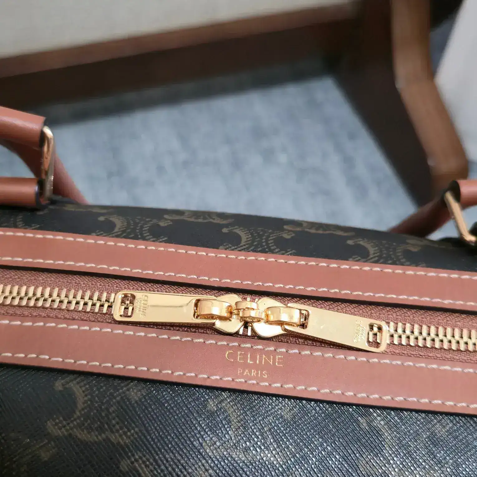 Celine Triomphe Canvas Top Handle Bag product photo from LabelPicks