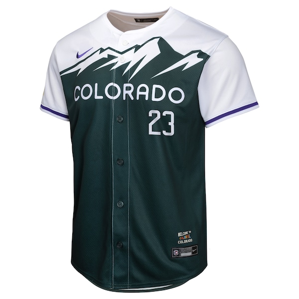 Kris Bryant Colorado Rockies Nike Youth City Connect Limited Player Jersey - Green