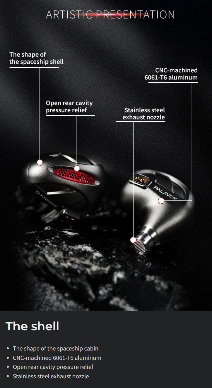 Palavox Dark Knight IEM In-Ear-Monitors high-end Earphones Brand New IEM - GreshamTech