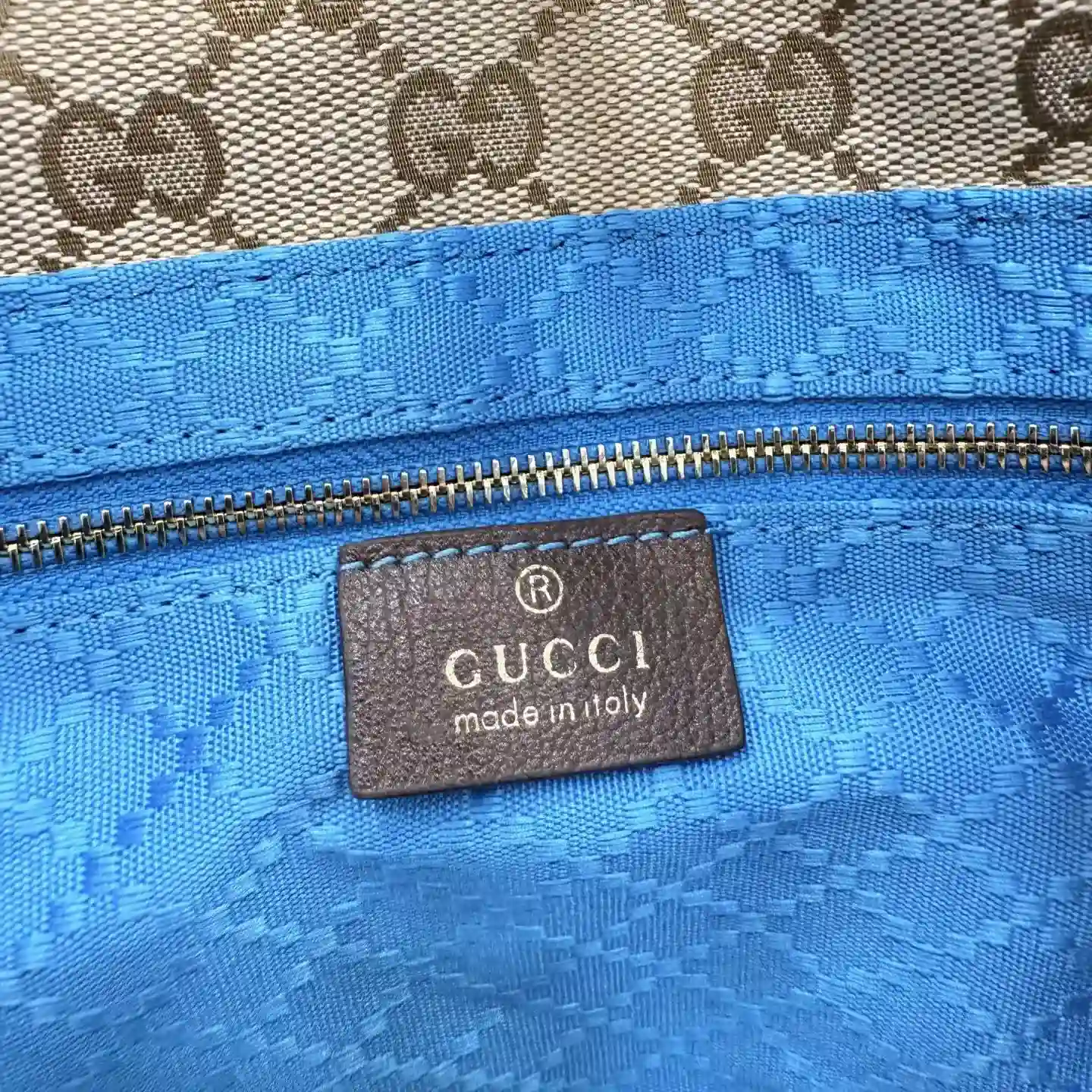 Gucci Brown Generation Canvas and Leather Shoulder Bag product photo from LabelPicks