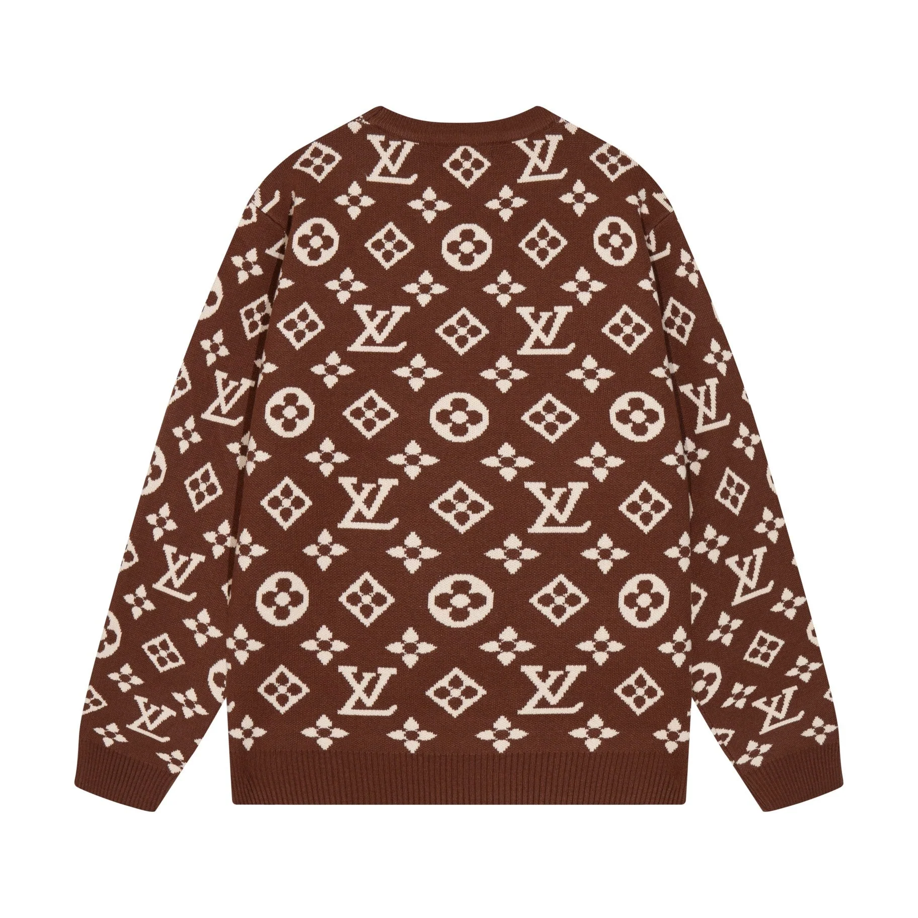 0818 New autumn and winter color matching sweater