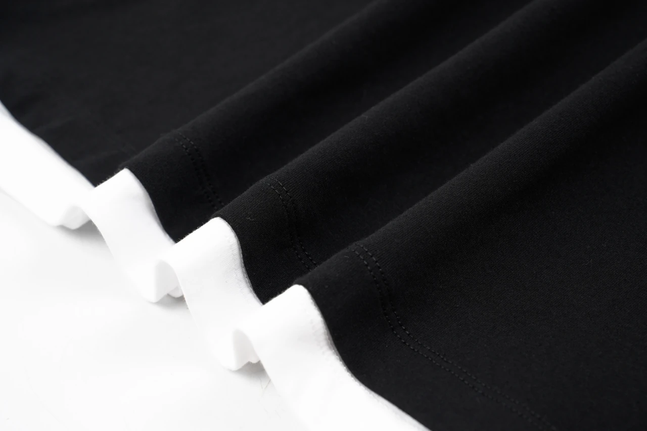 Prada Black Layered Long Sleeve Top with White Collar product photo from LabelPicks