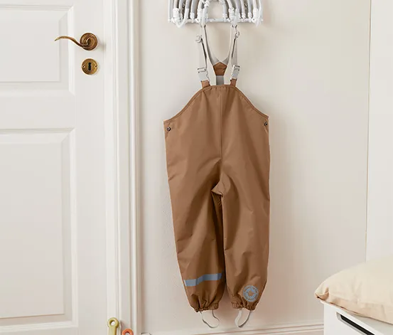 Thermo-Regenhose, braun
