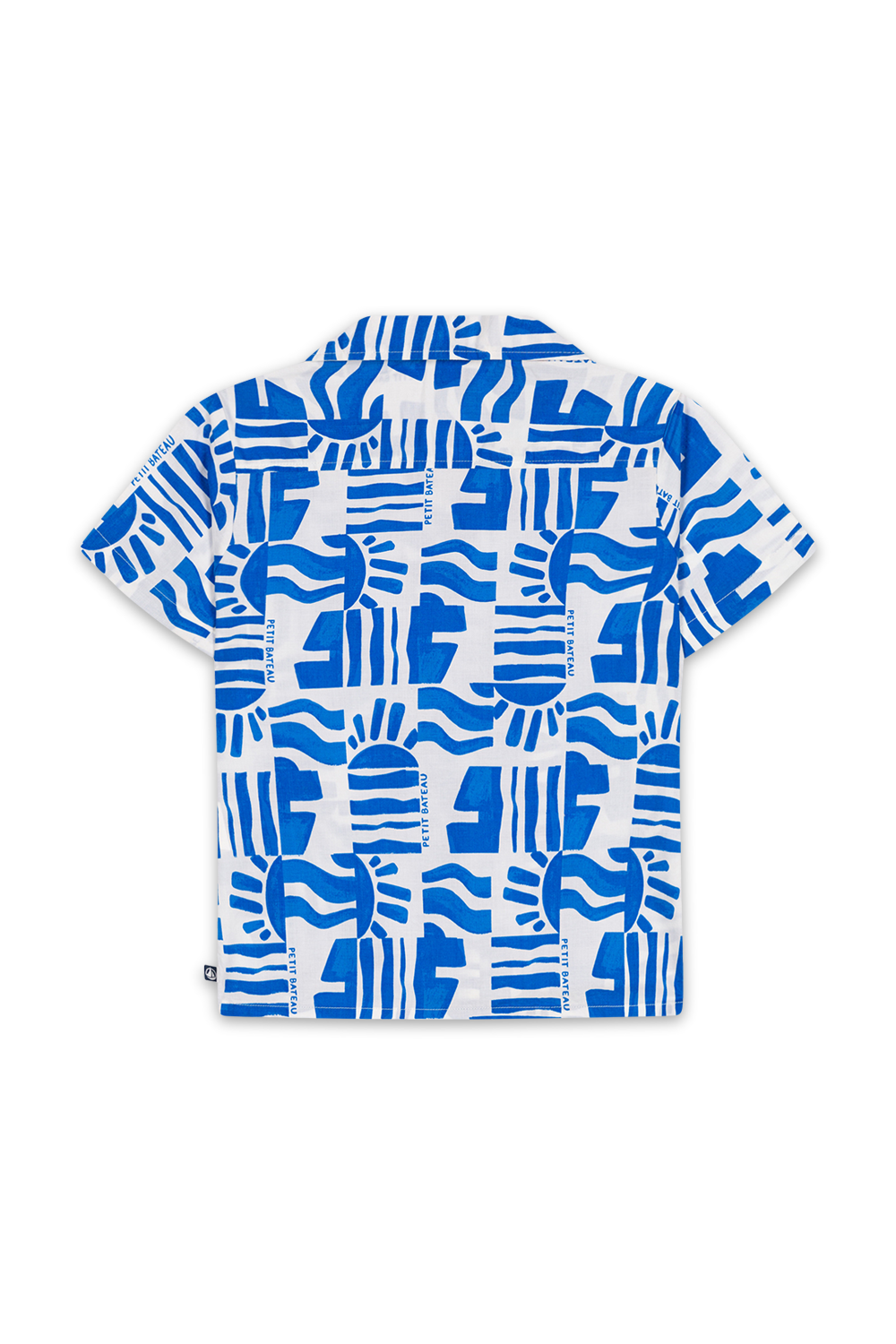 PETIT BATEAU חולצת כפתורים קצרה - גילאי 6-12 נשים